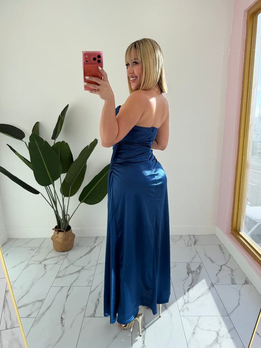 Maxi Satin Dress