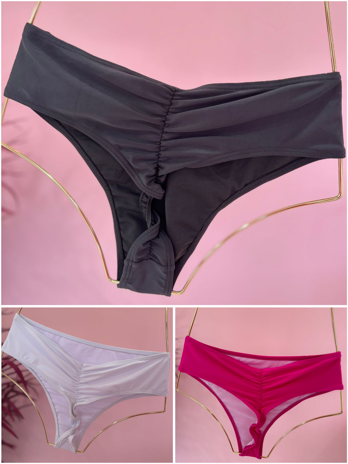 Panty Tanga bikini Fruncido