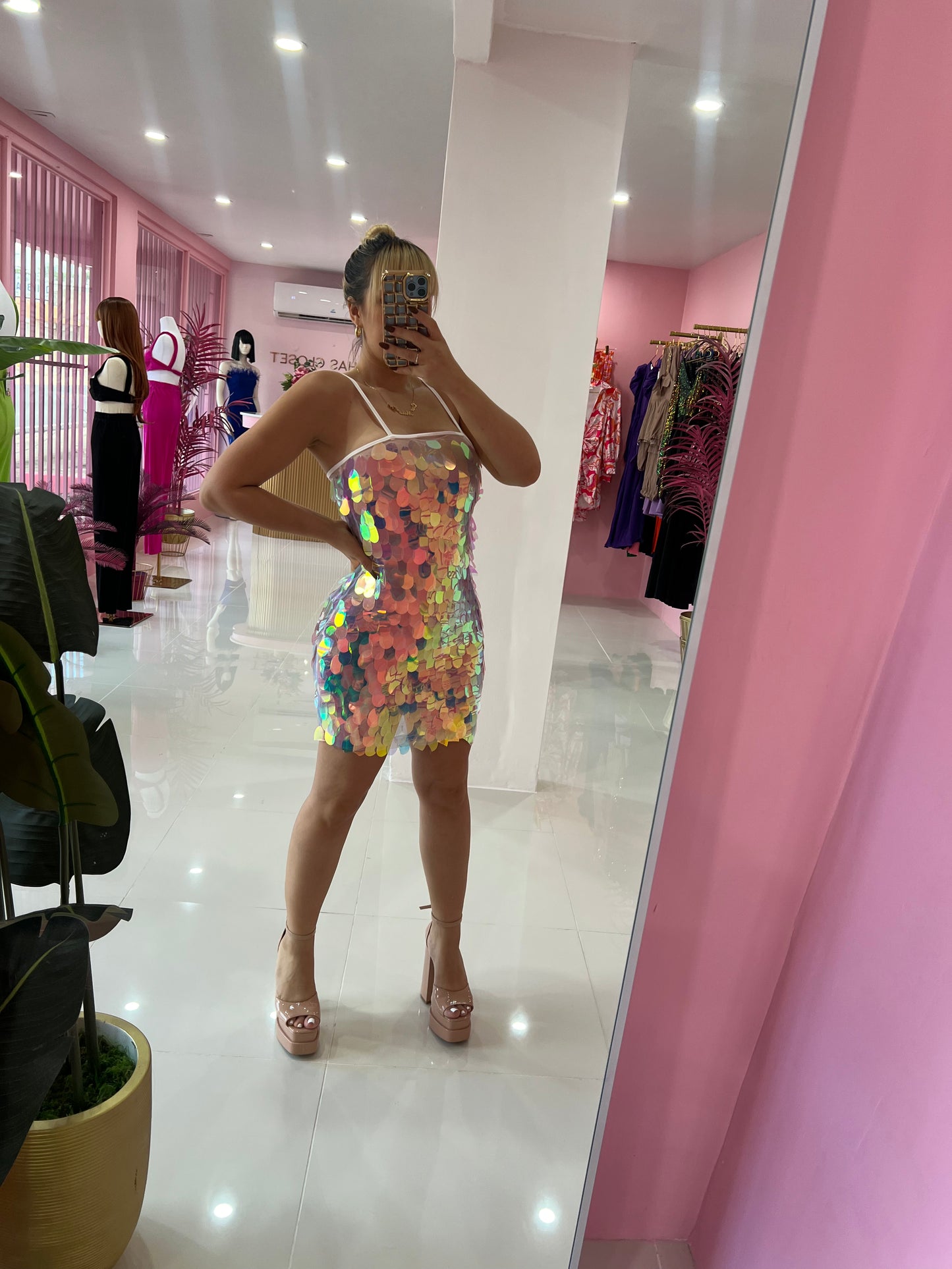 Sirena fiesta Dress (No estira)