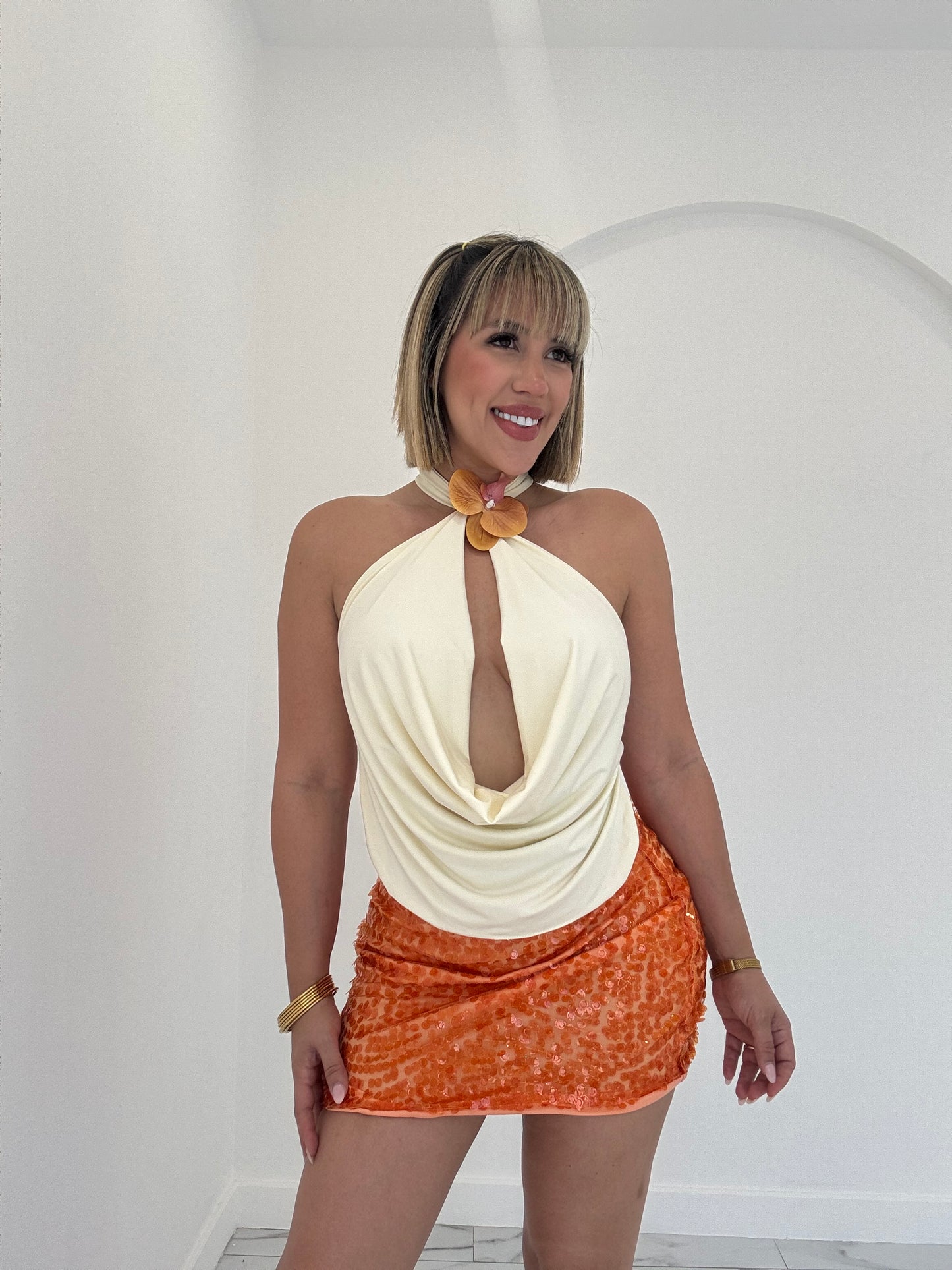 Orquidea Halter Top