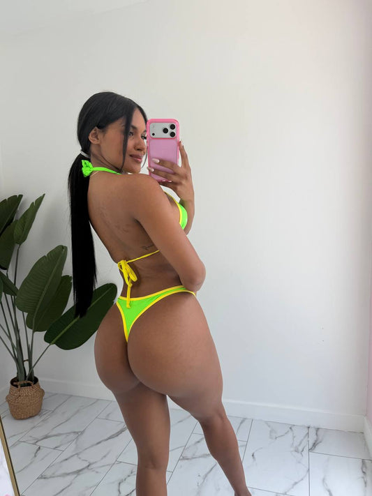 Neon bikini set