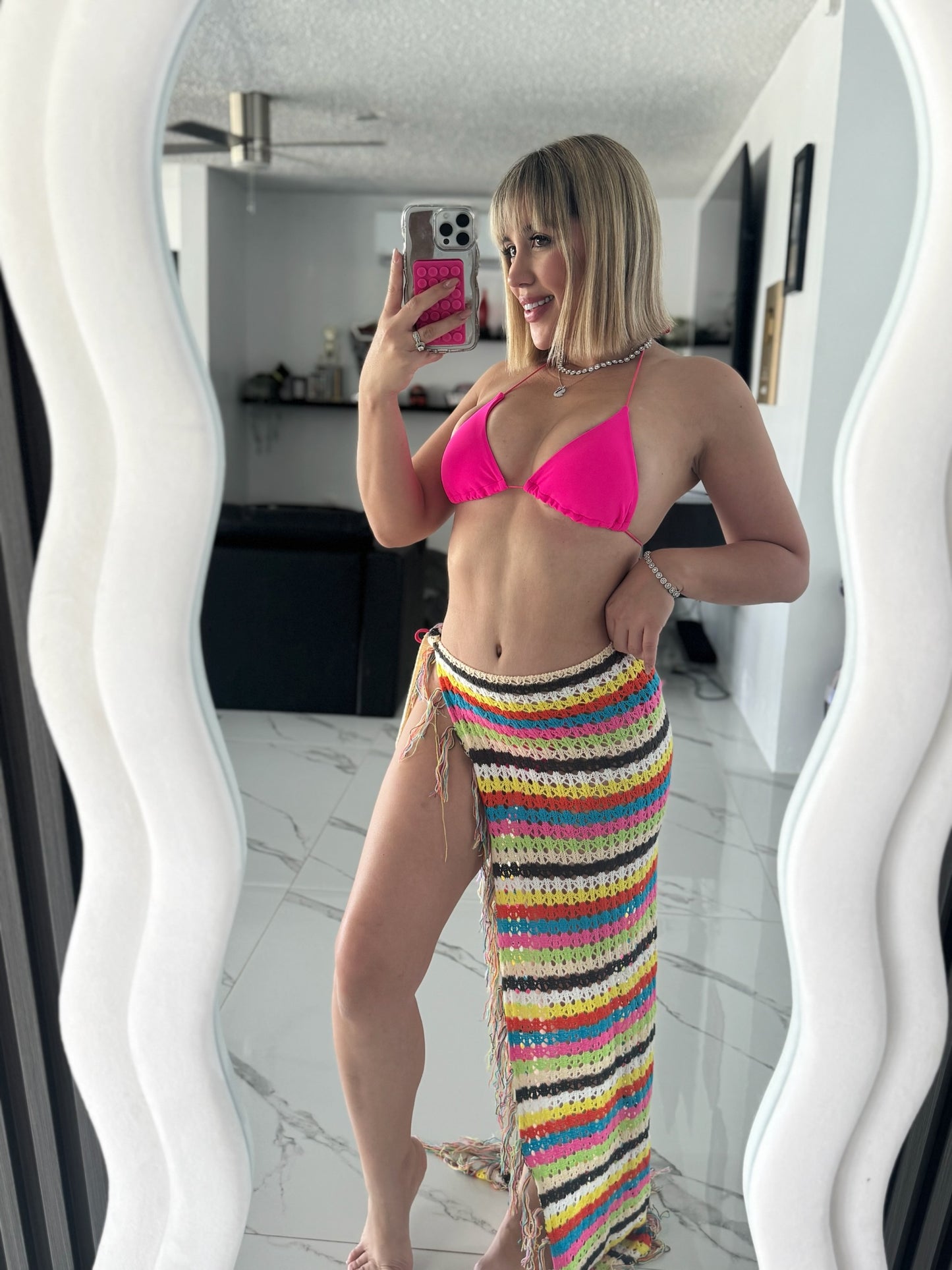 Crochet Colors Maxi Skirt