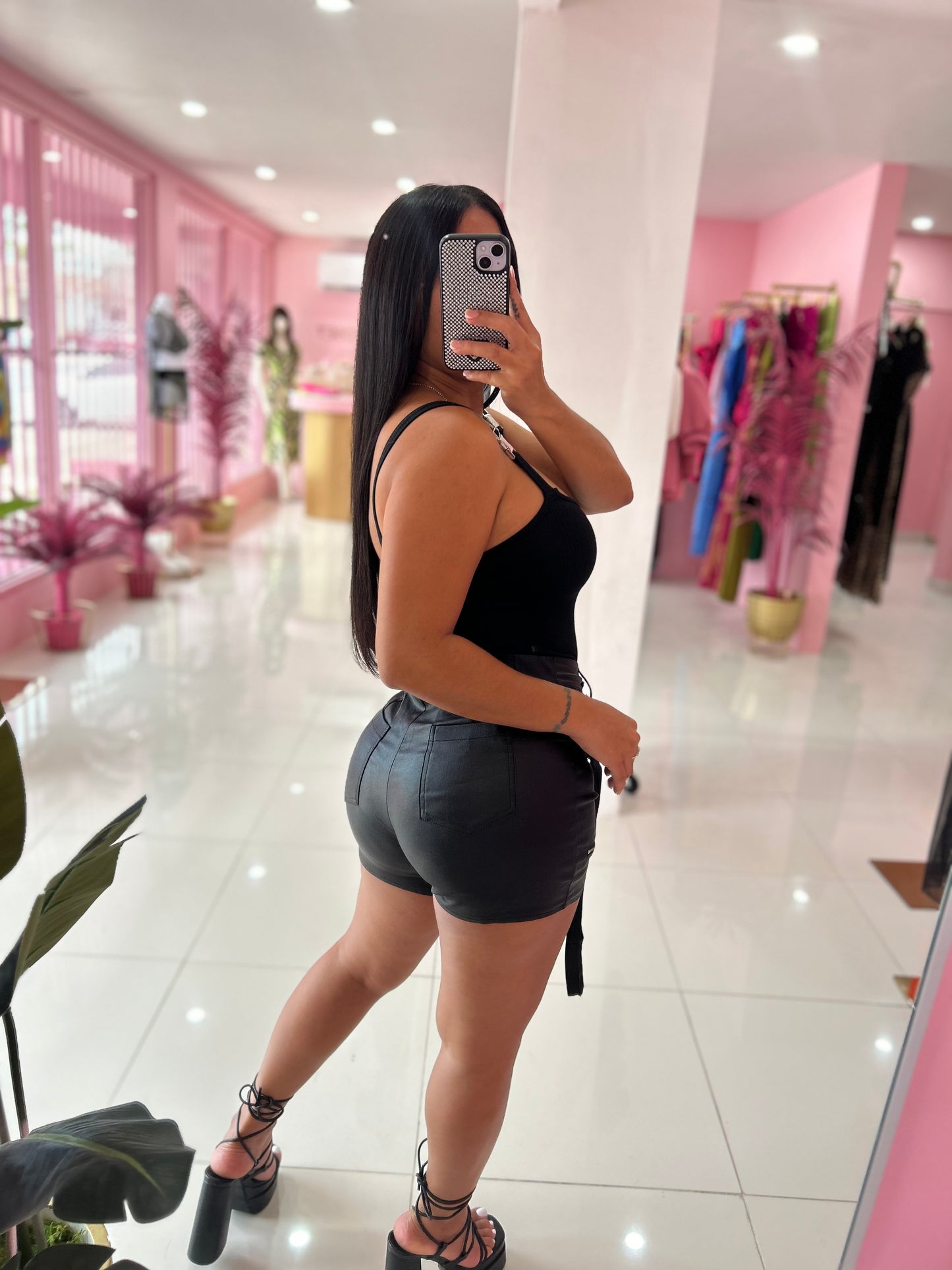 Metallic Skort