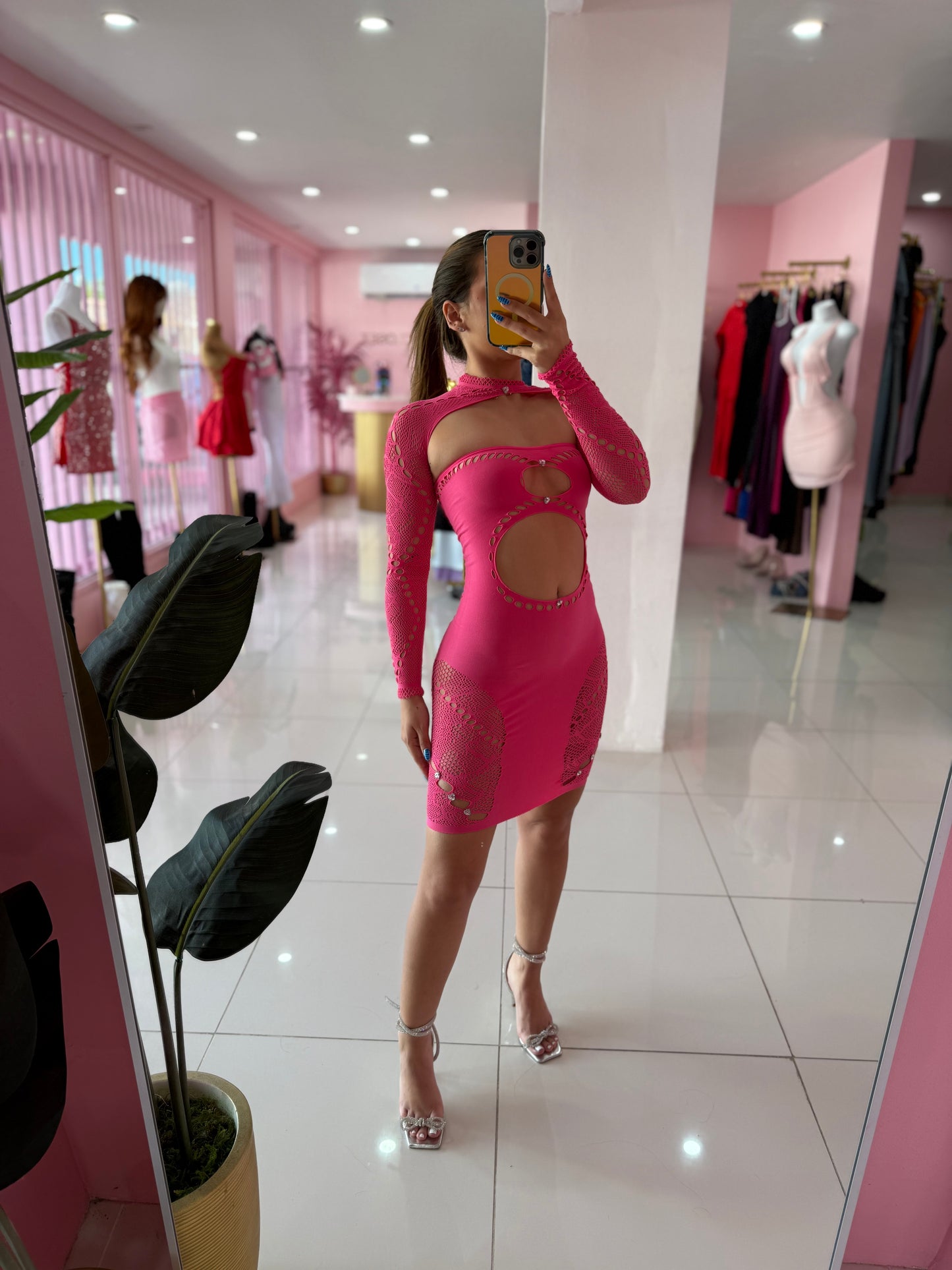 Pink courtz dress