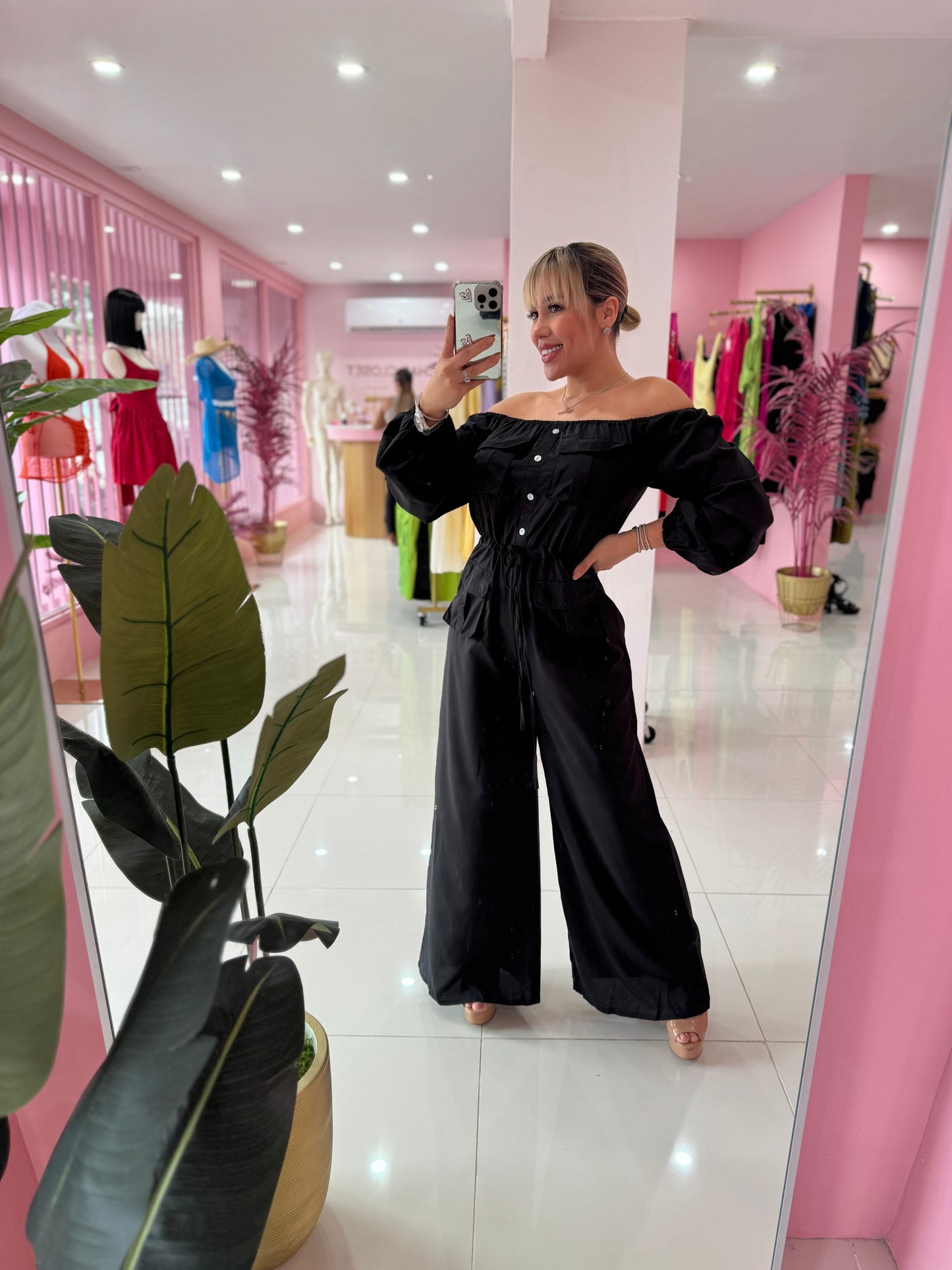 Off Shoulder Jumpsuit