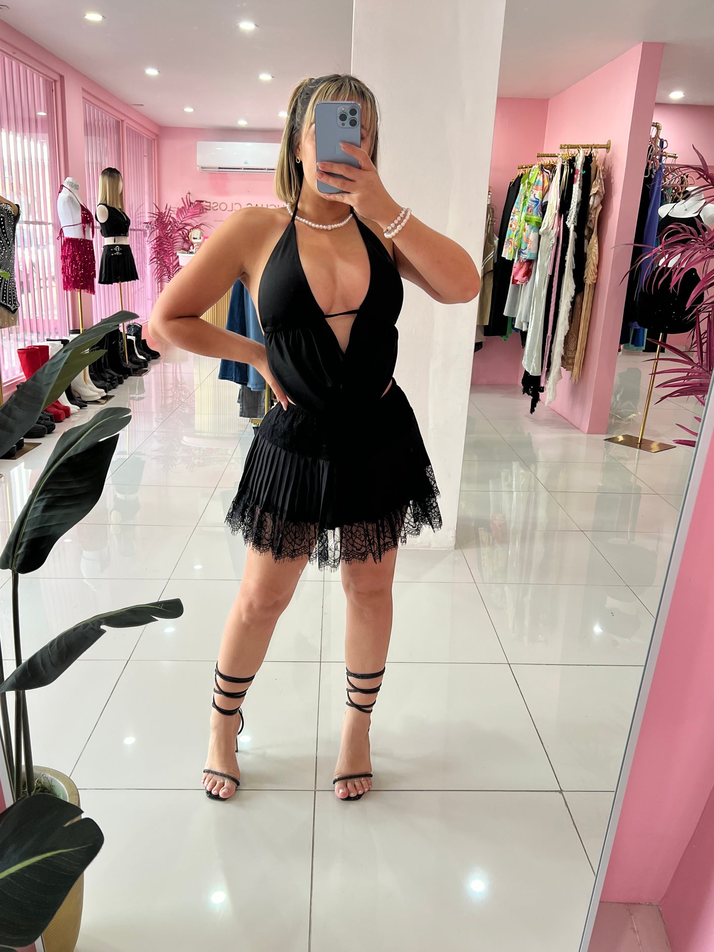 Tenis encaje skort
