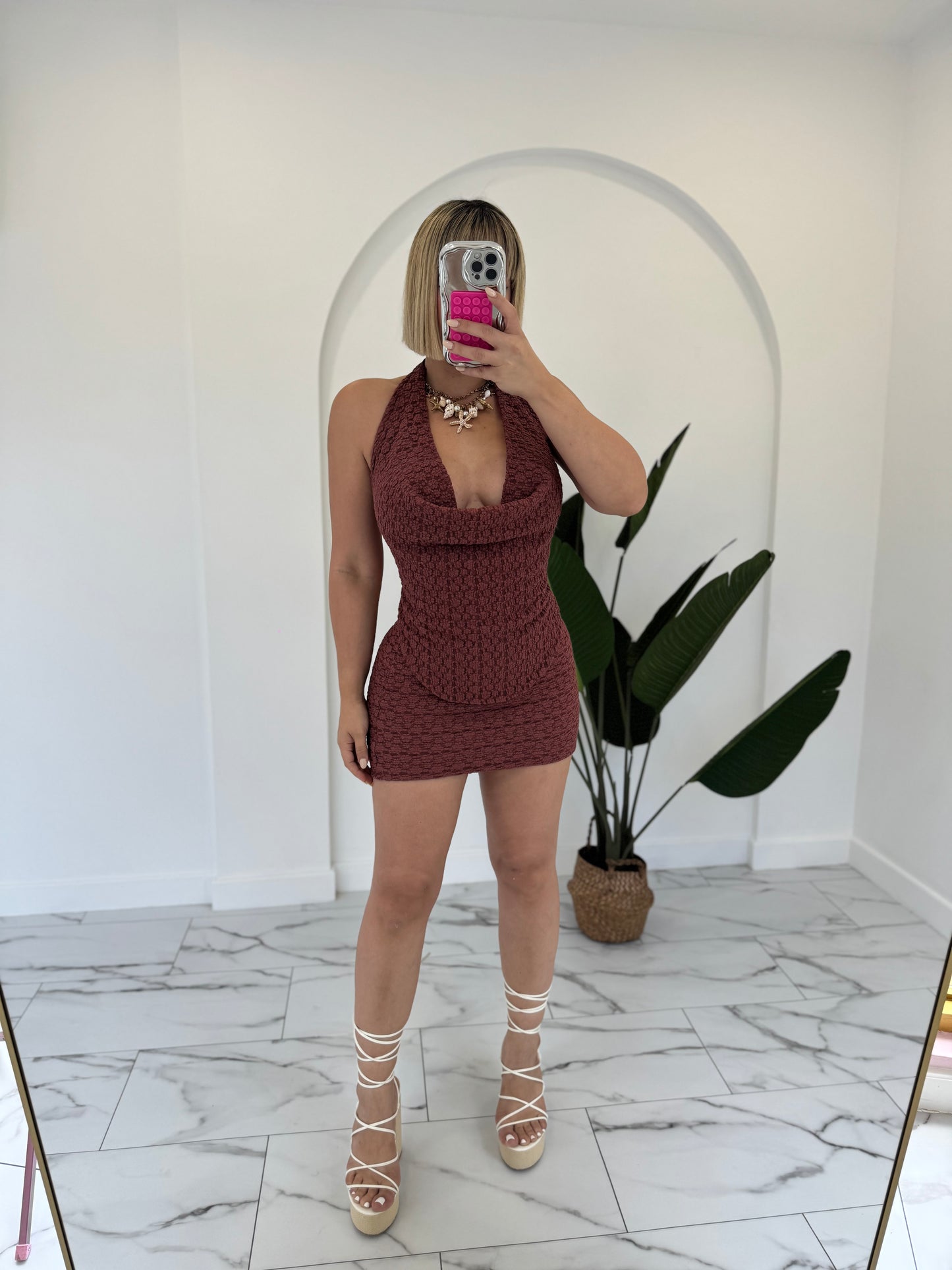 Encaje Halter set