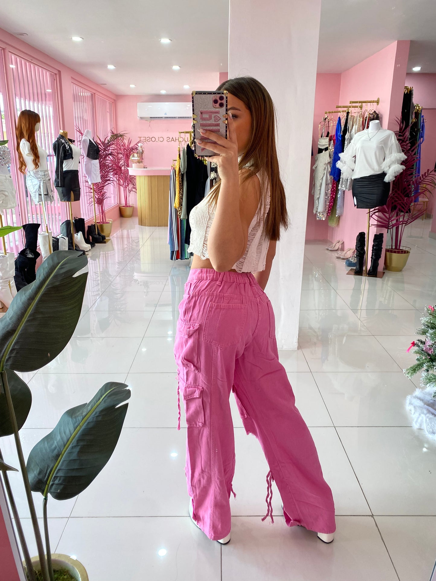 Crop Top Tejida