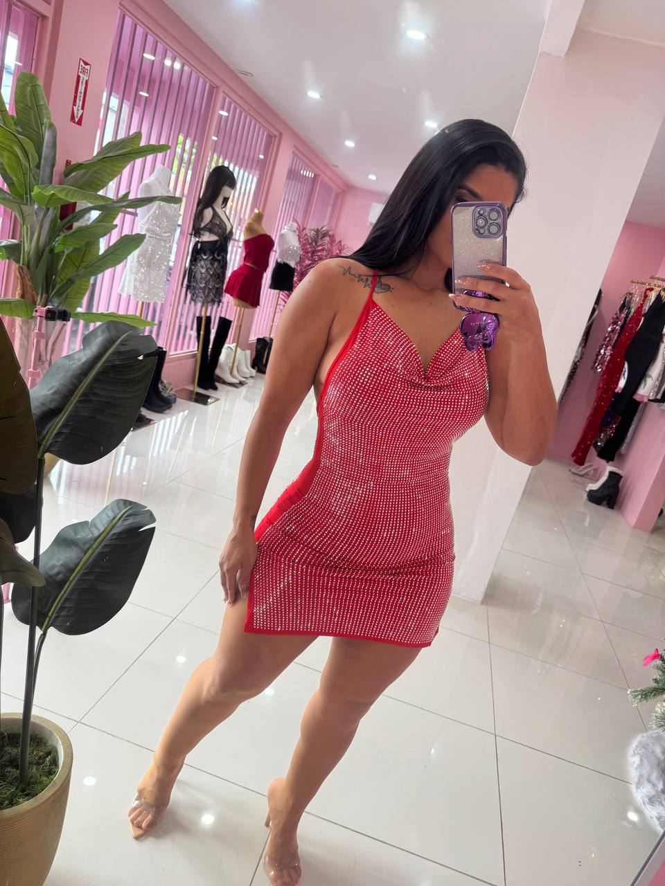 Rhinestone Party dress