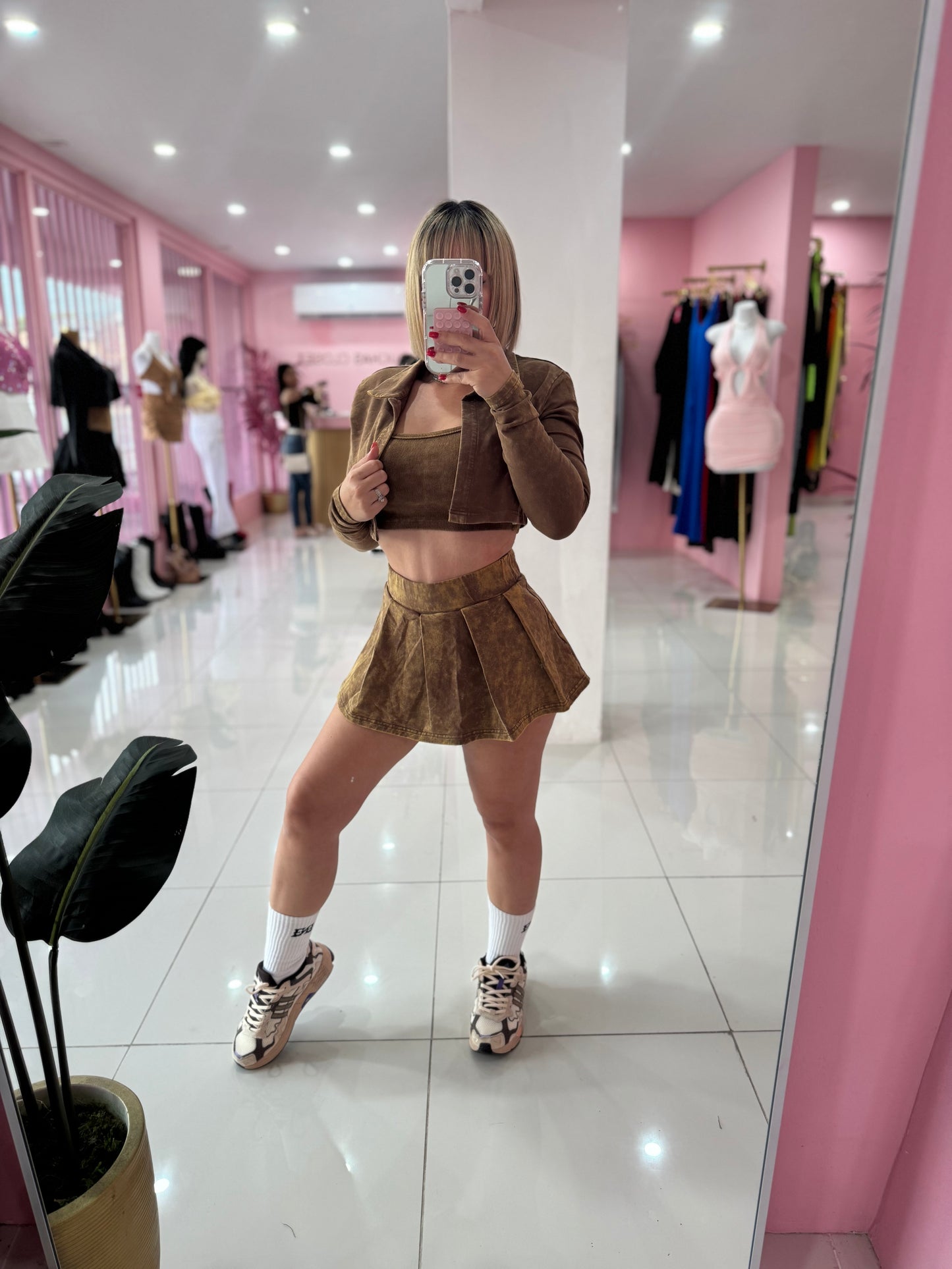 Marmol Skort Jacket Set (3 piezas)