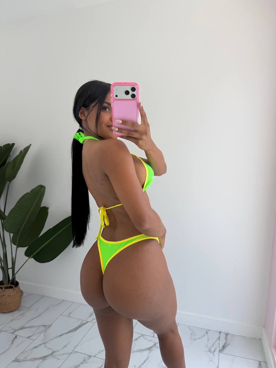 Neon bikini set