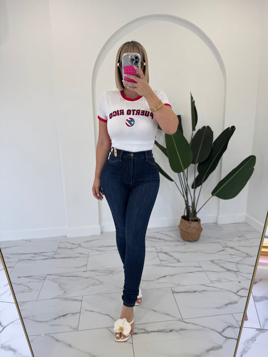 Vibrant skinny Dark Blue