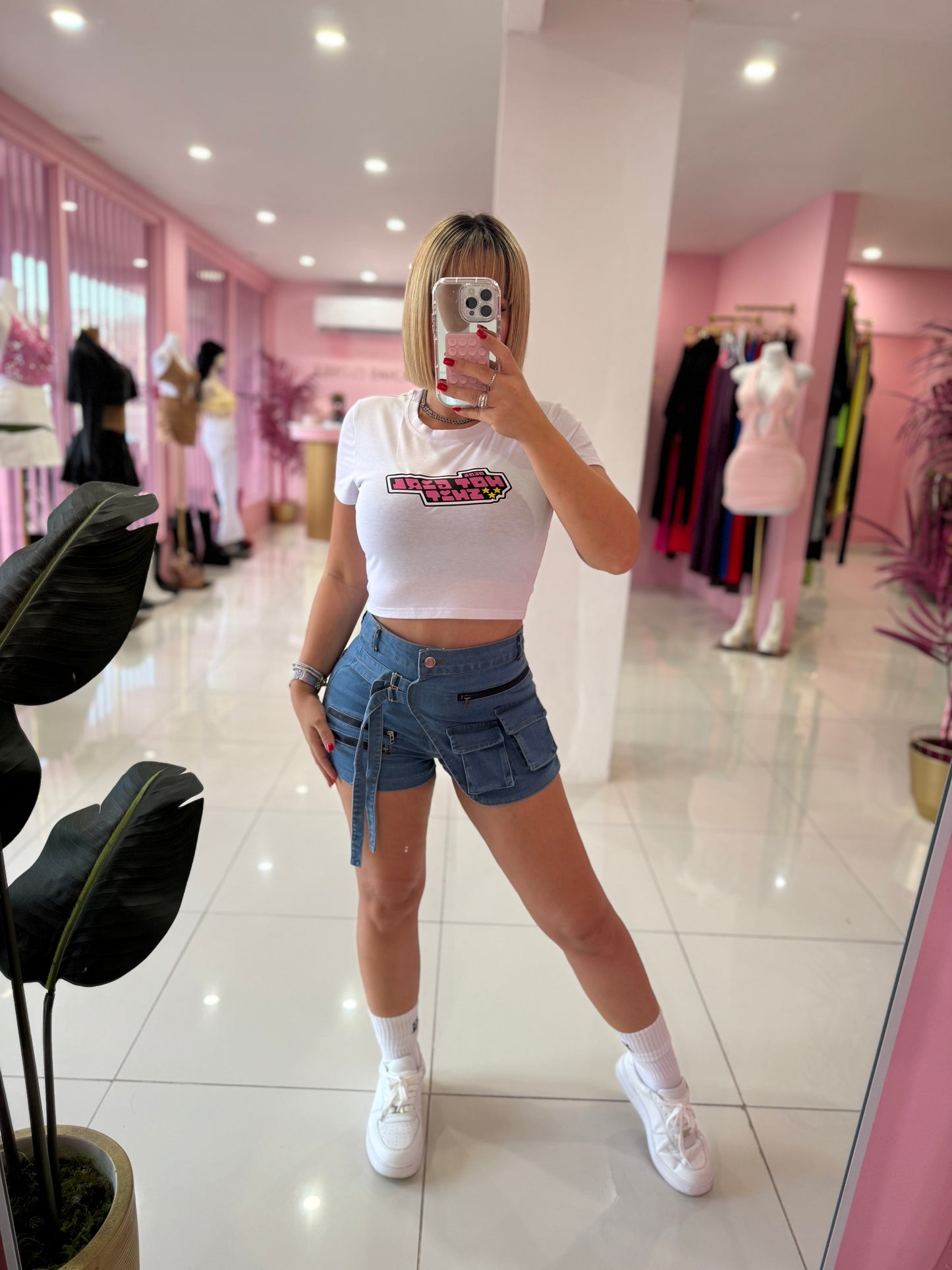 Metallic Skort