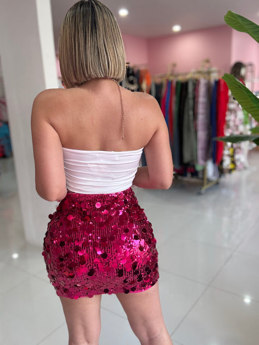 Big sequins skirt