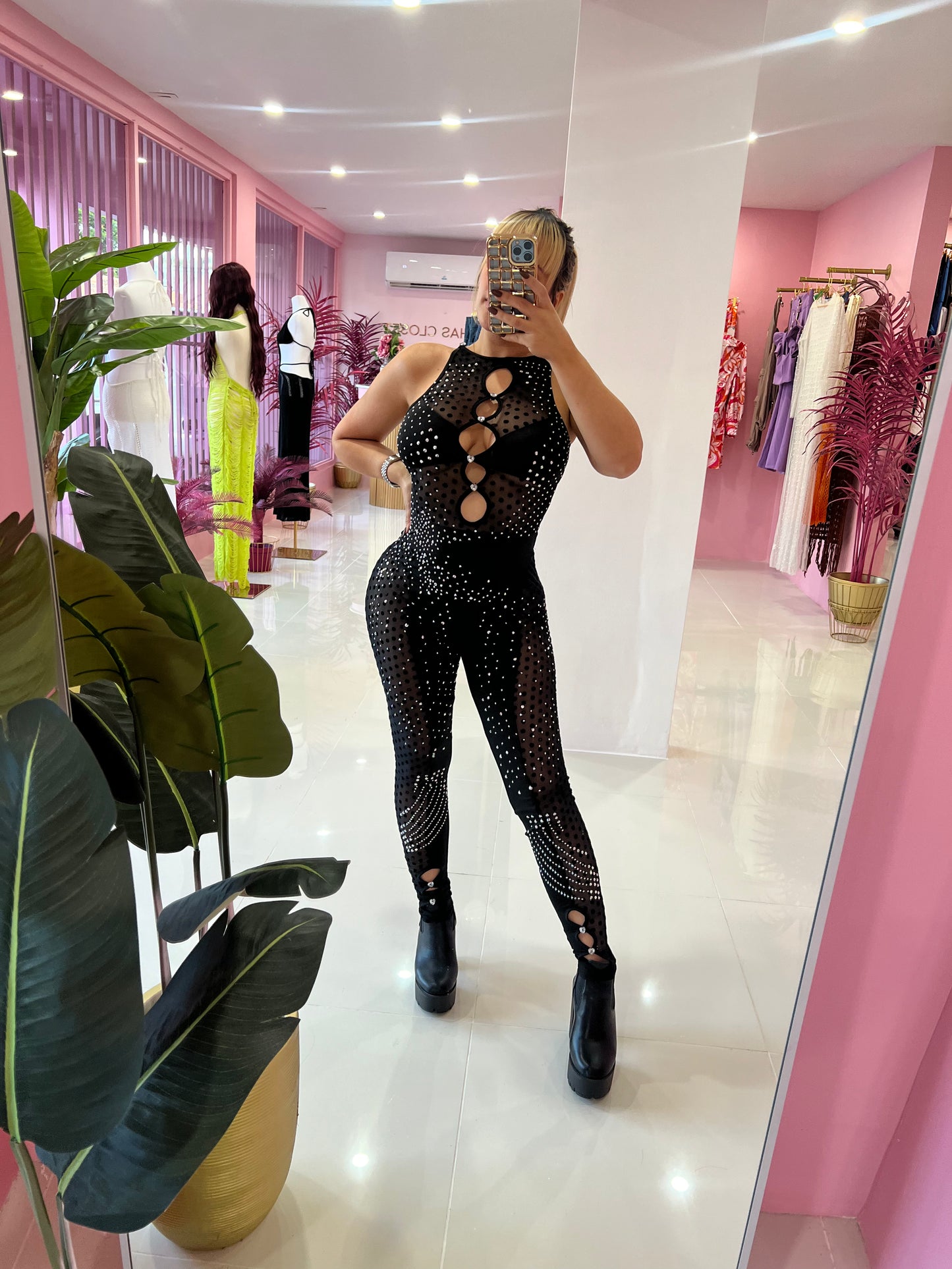 Jumpsuit Rhinestones