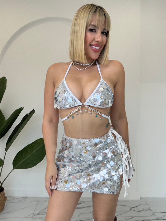 Amarradita Sequins Skirt