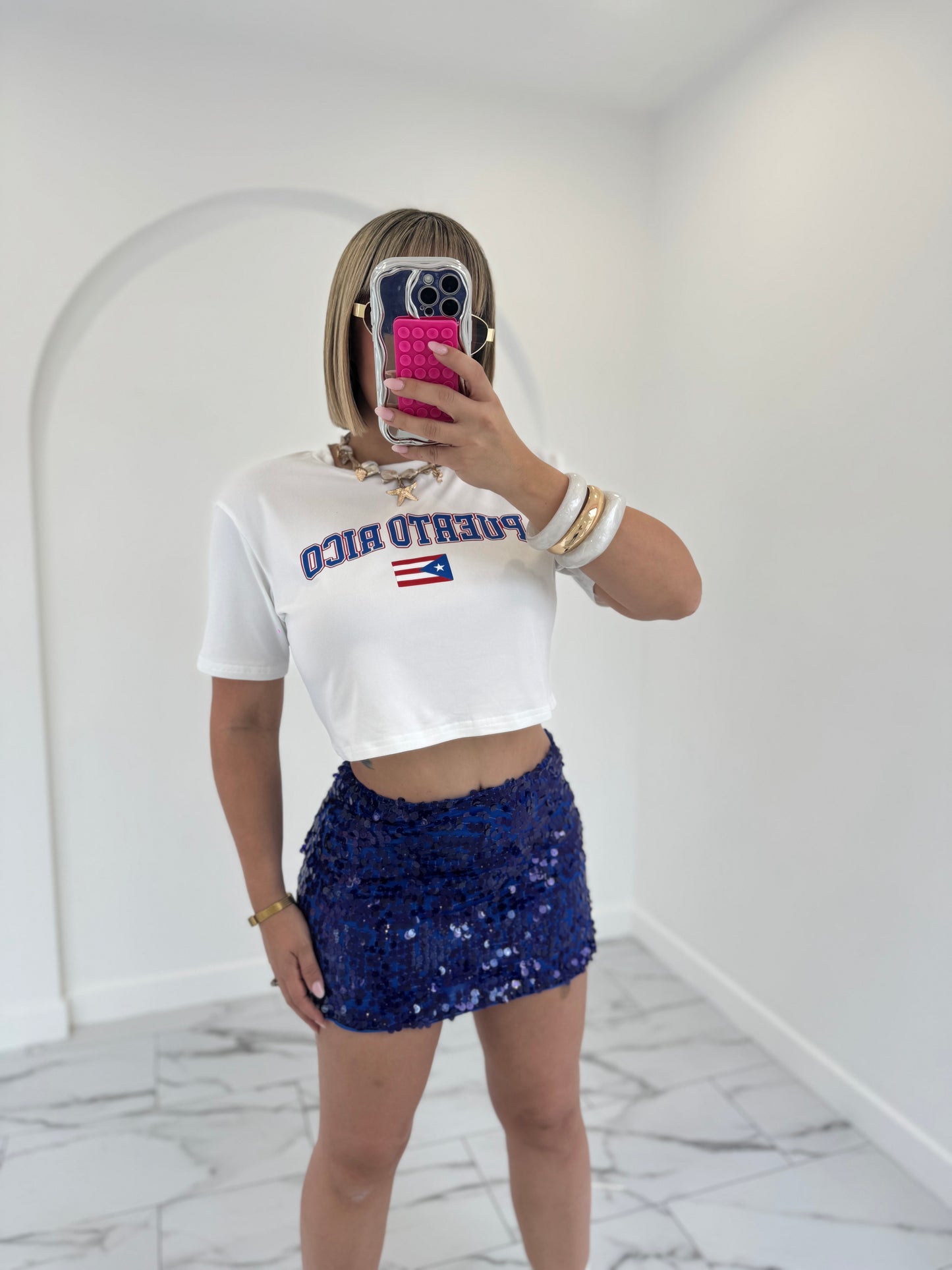 BB PR oversize crop top
