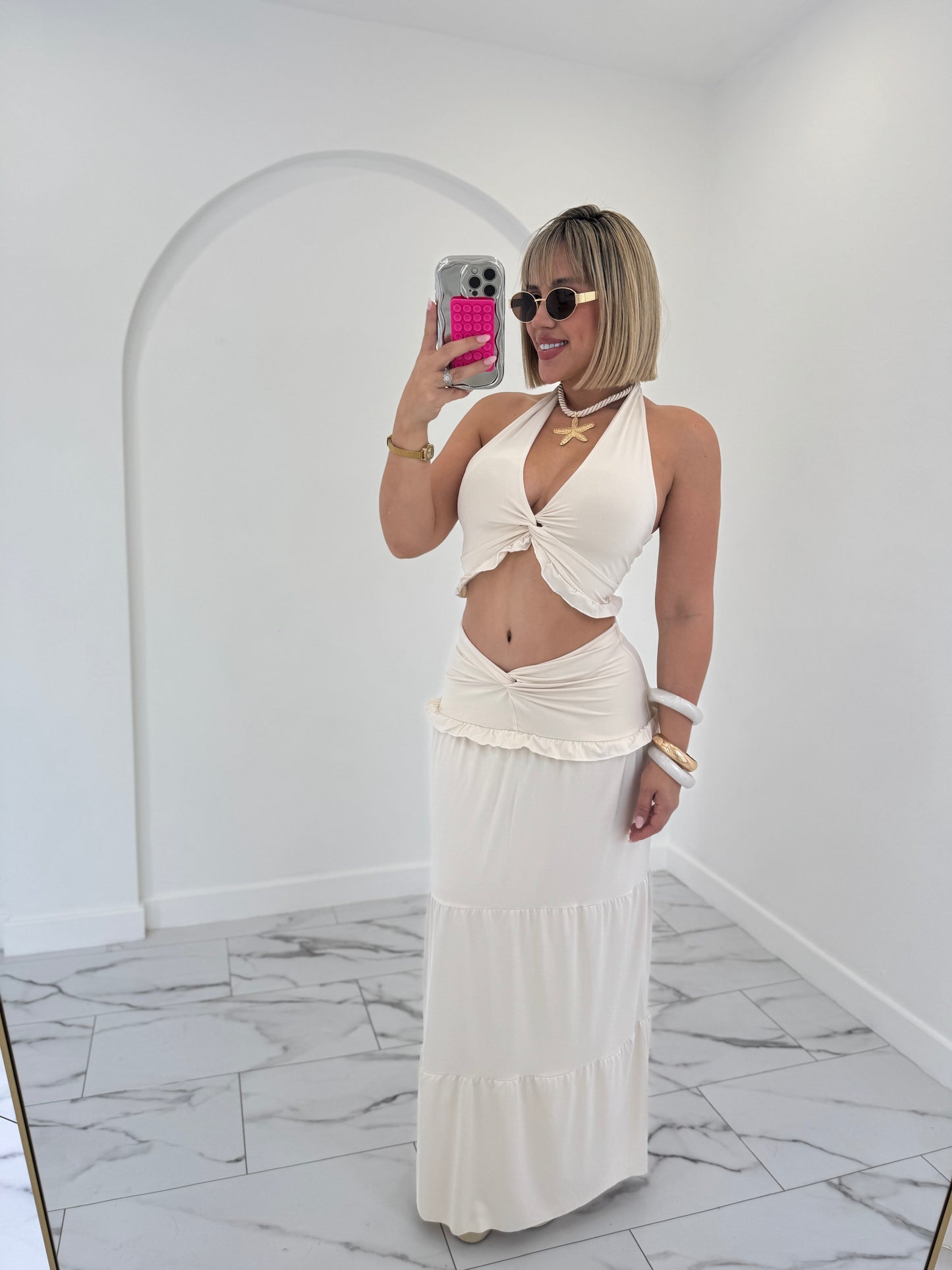 Caribe Cream set