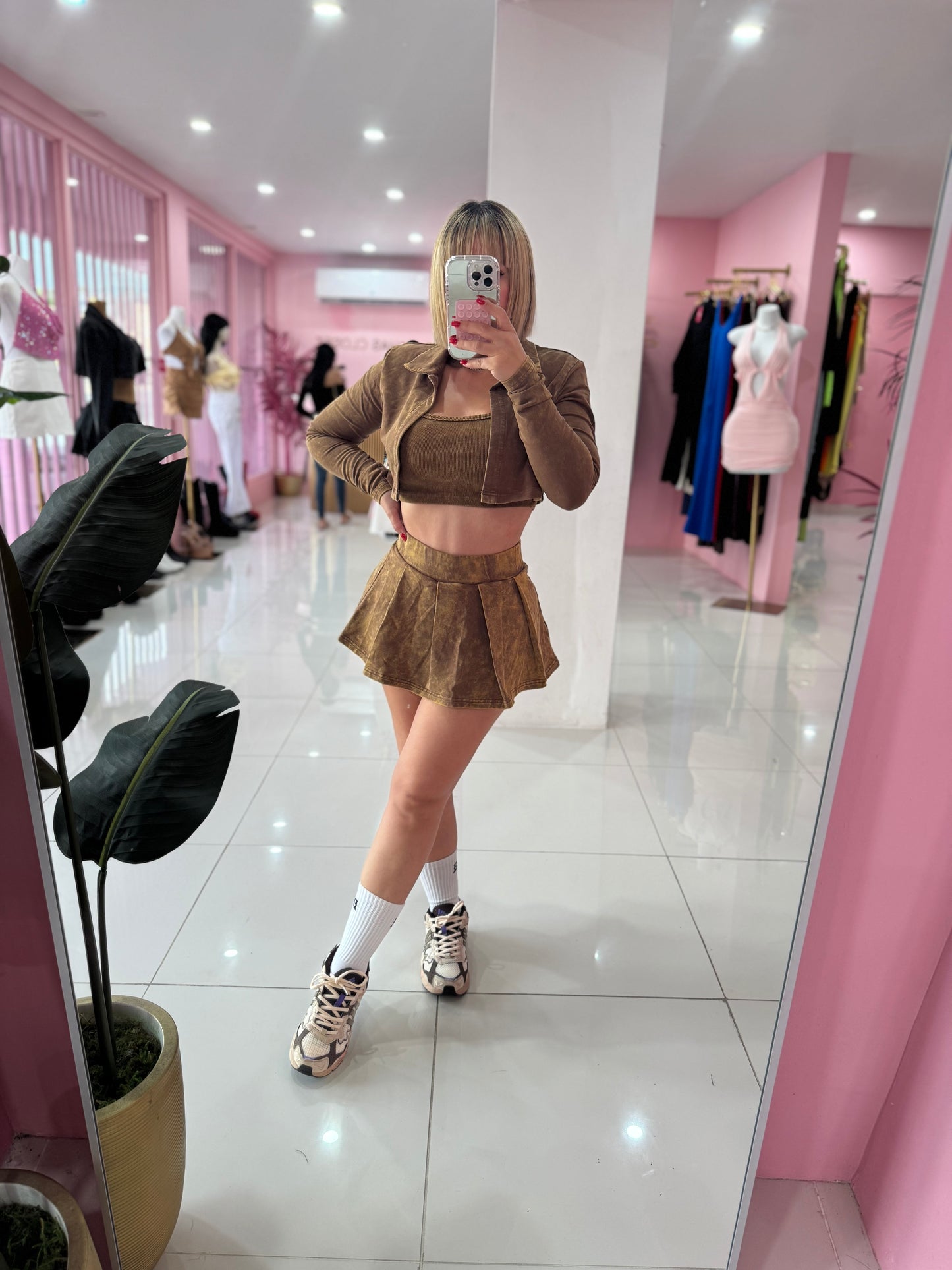 Marmol Skort Jacket Set (3 piezas)