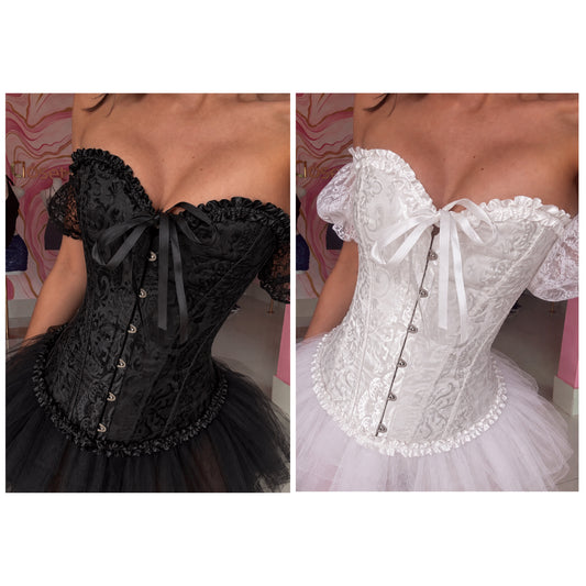 Vintage Lace Corset disfraz