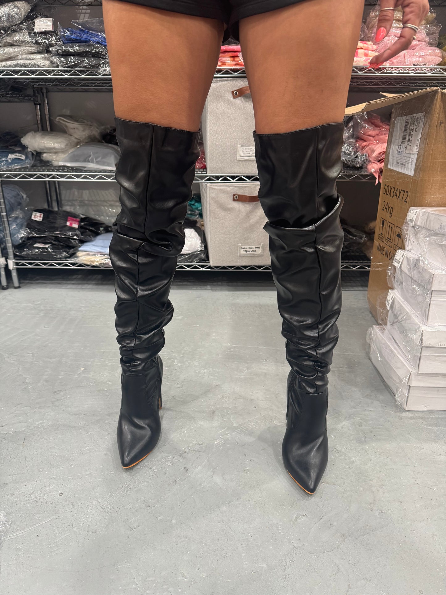Botas Long Fruncidas