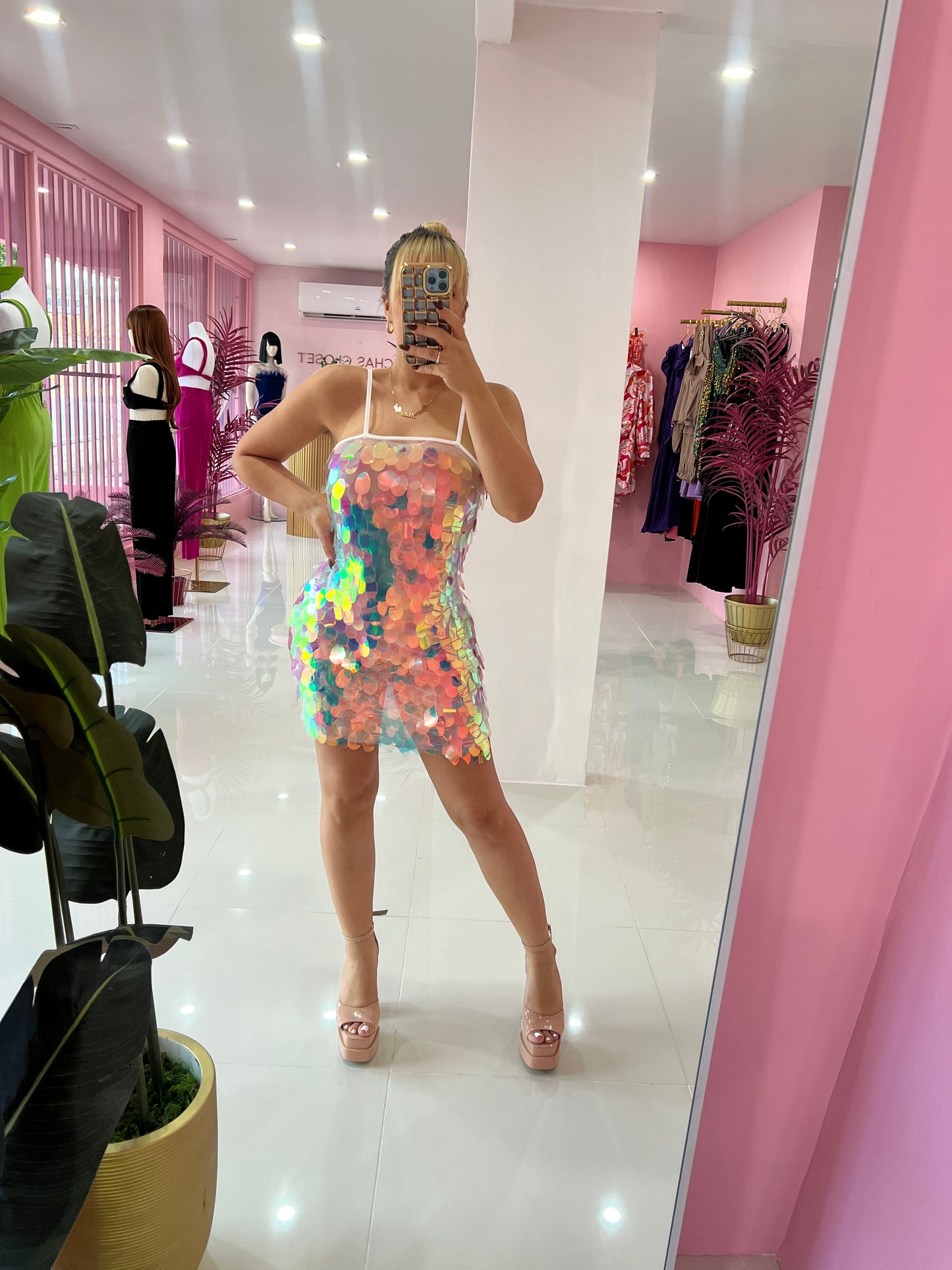 Sirena fiesta Dress (No estira)