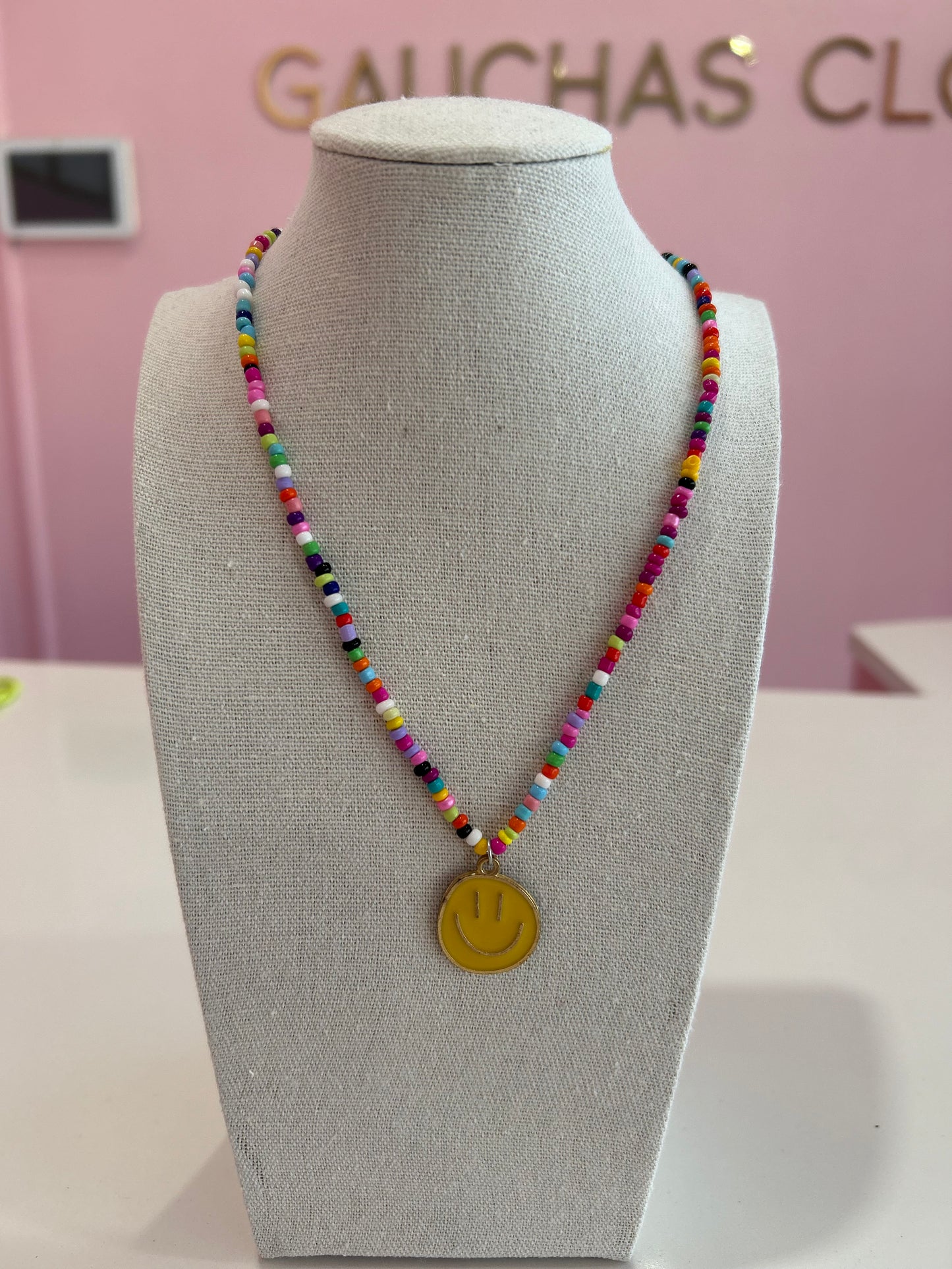 Happy Face Necklace