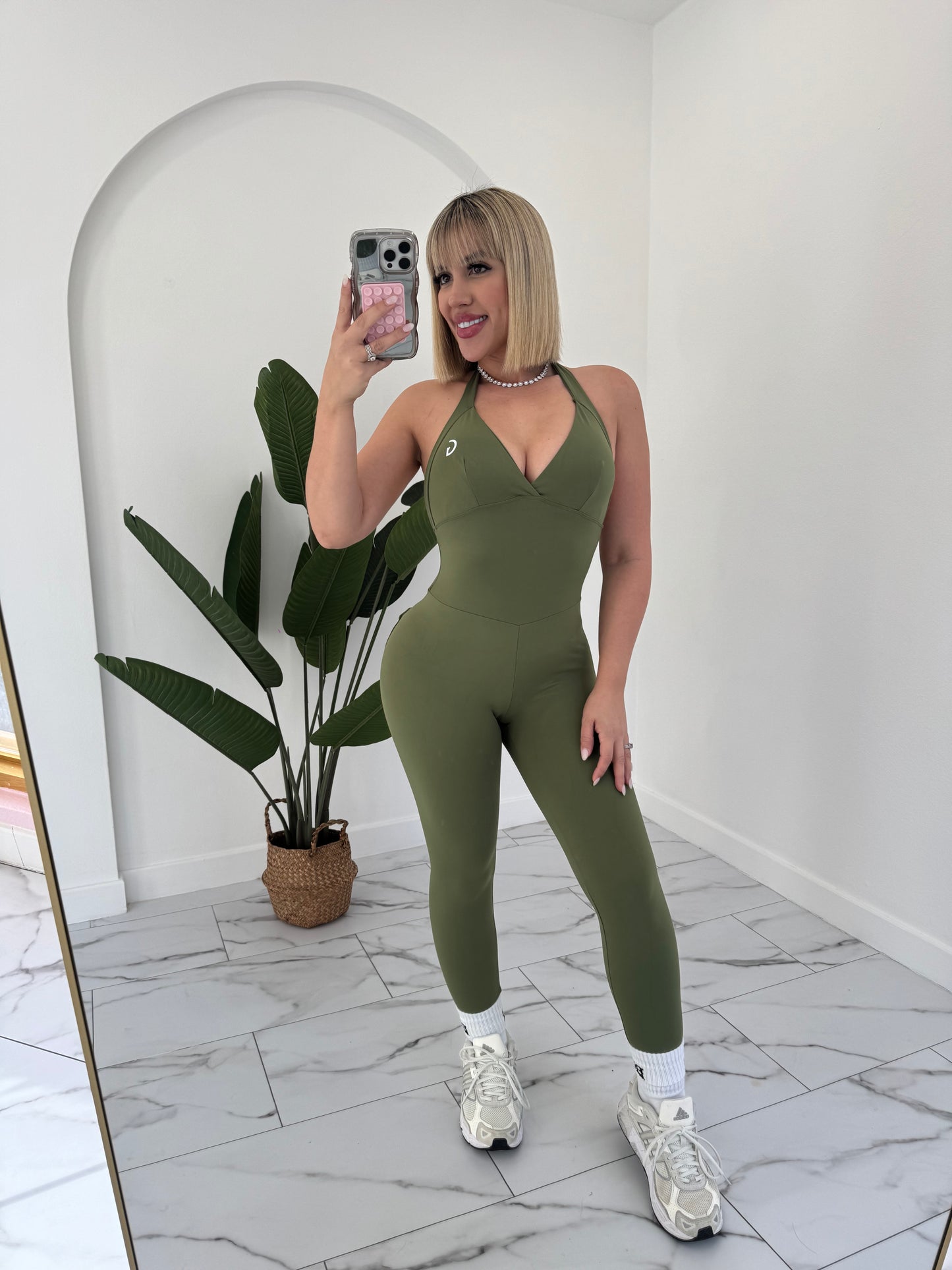 Jumpsuit Halter Bolsillos Sport