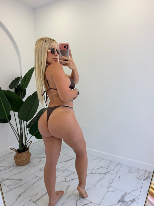 Satin bikini