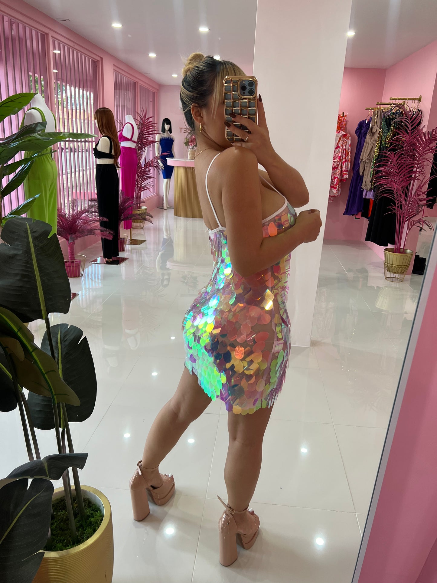 Sirena fiesta Dress (No estira)