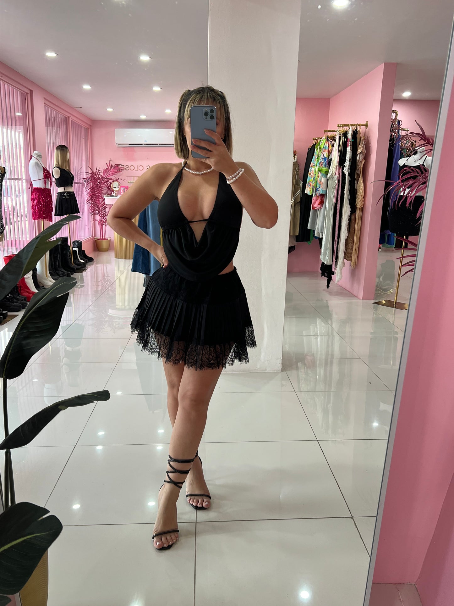 Tenis encaje skort