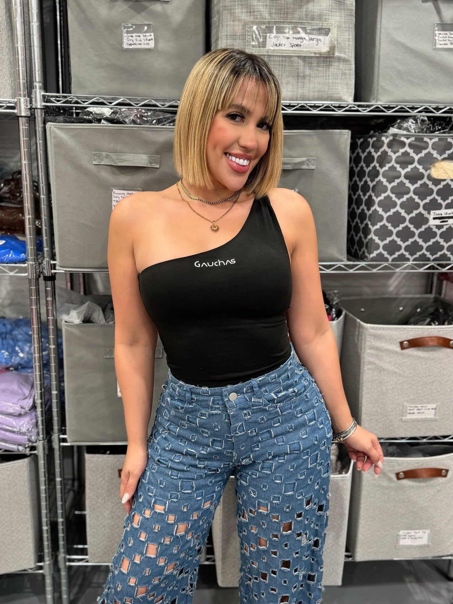 One Shoulder Sport Top