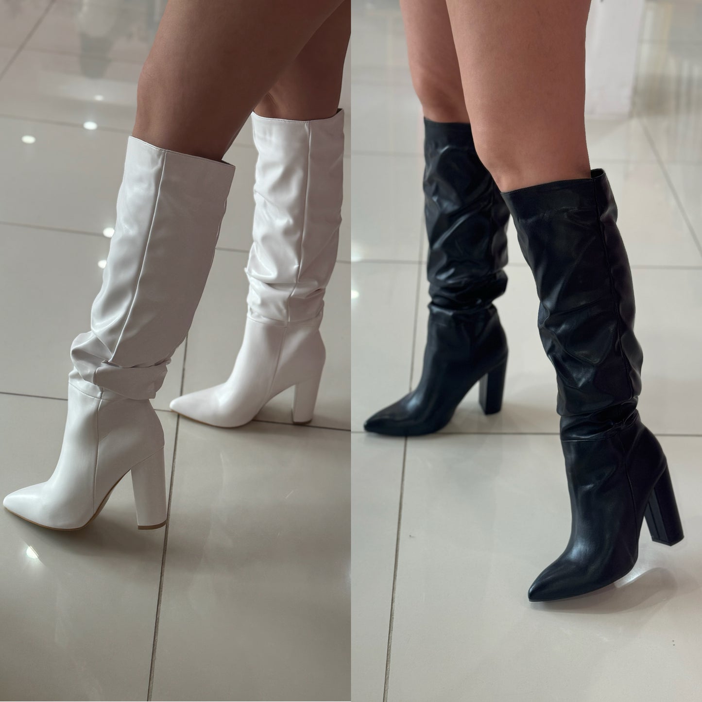 Botas fruncidas