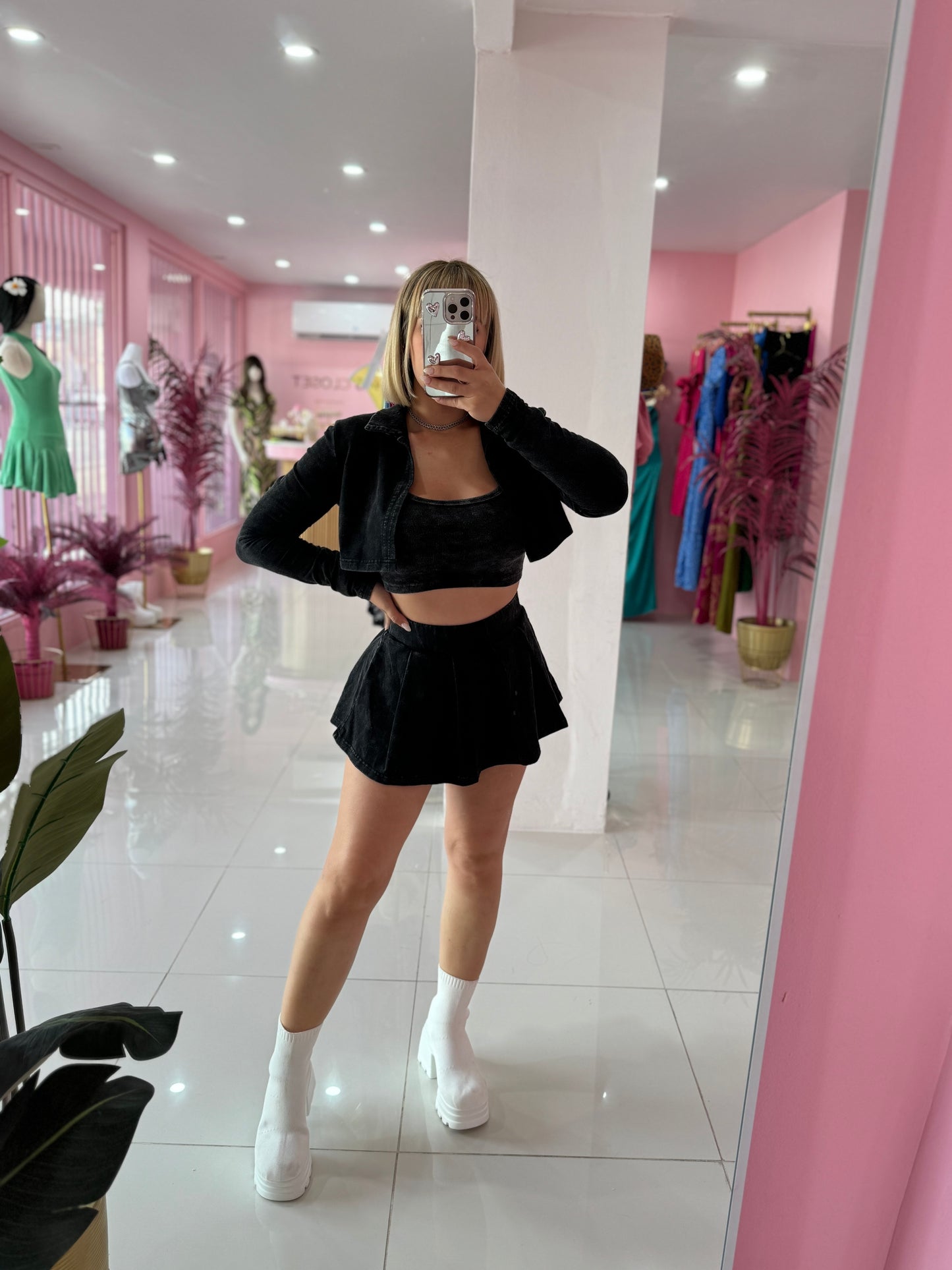 Marmol Skort Jacket Set (3 piezas)