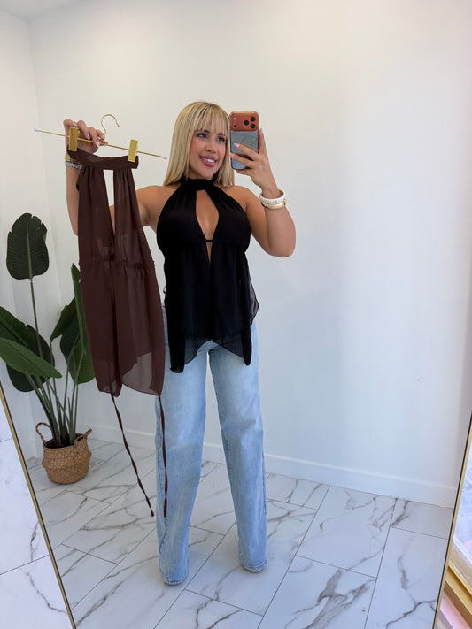 Mesh Long Top