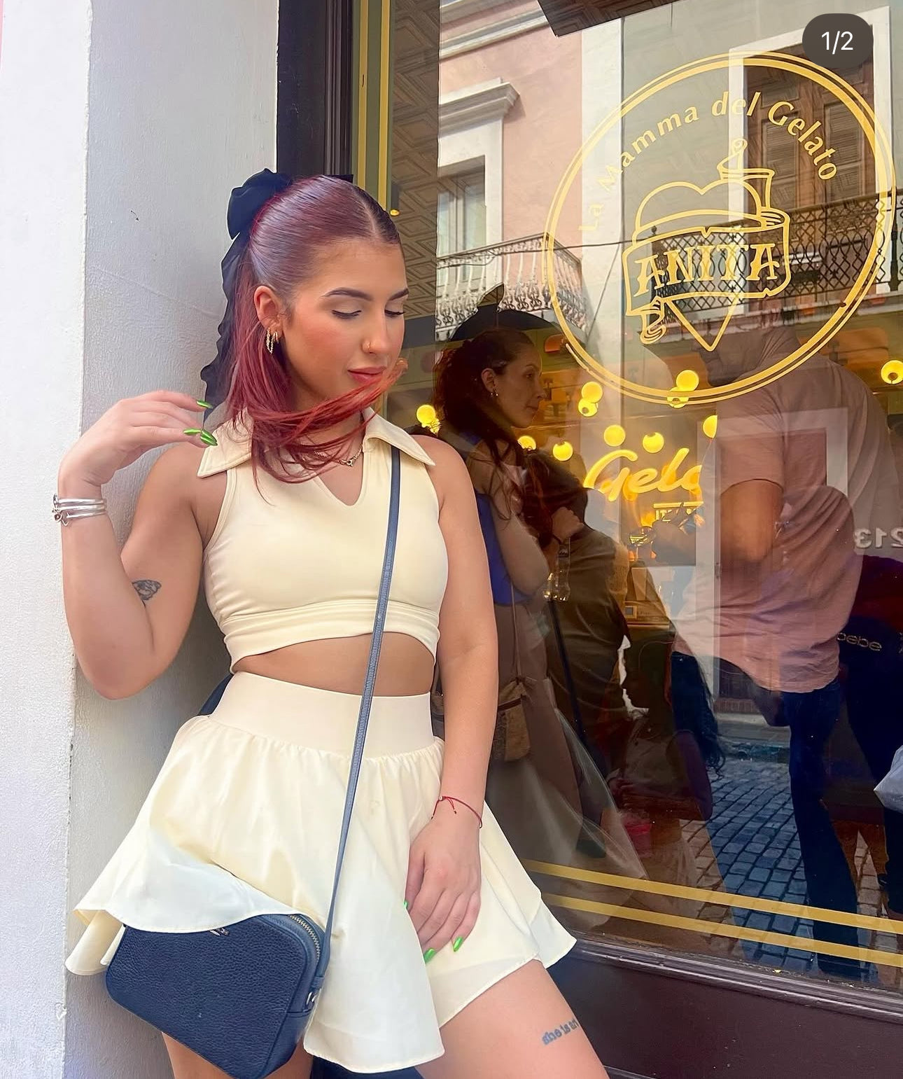 Crop top cuellito sport