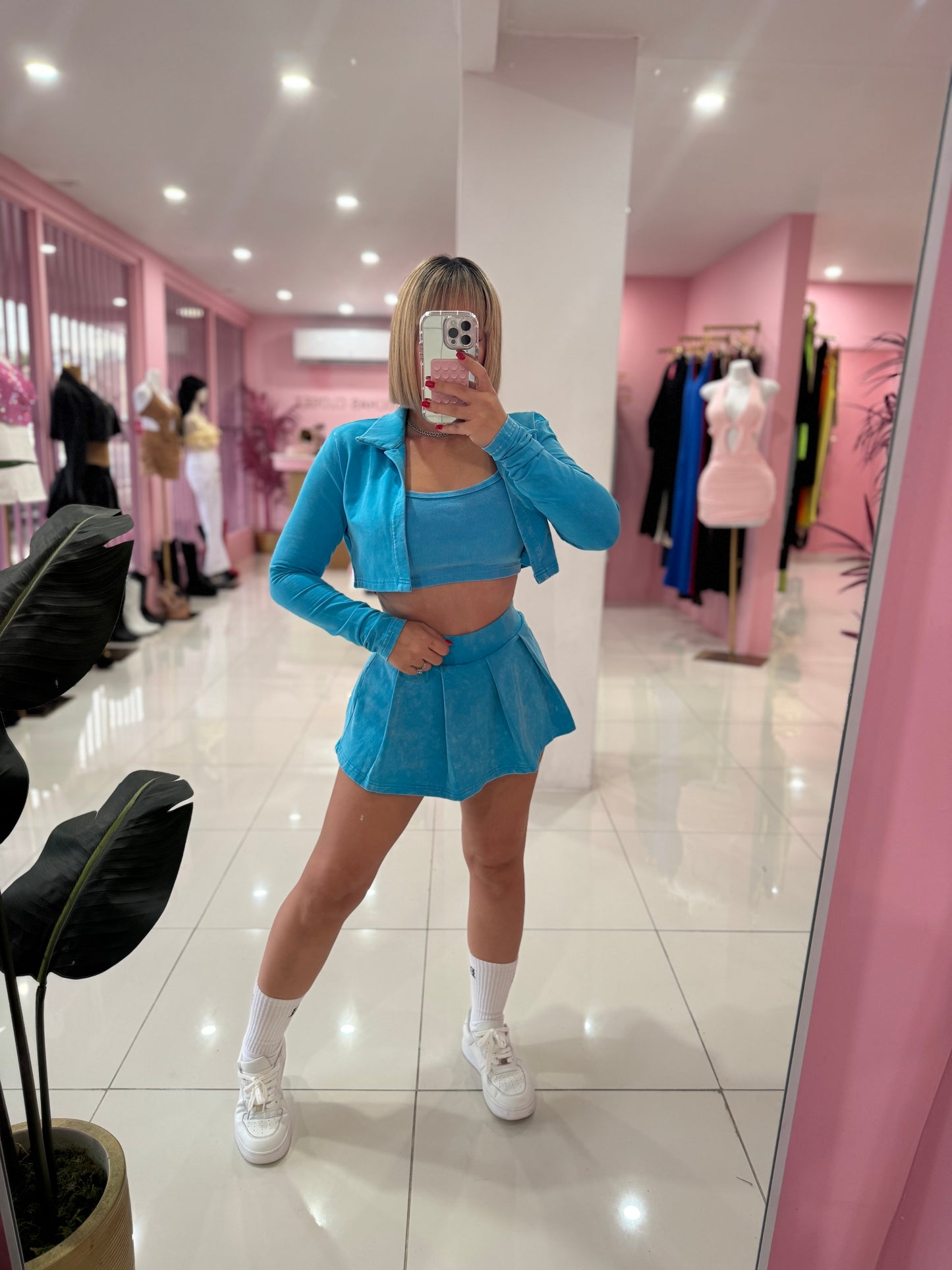 Marmol Skort Jacket Set (3 piezas)
