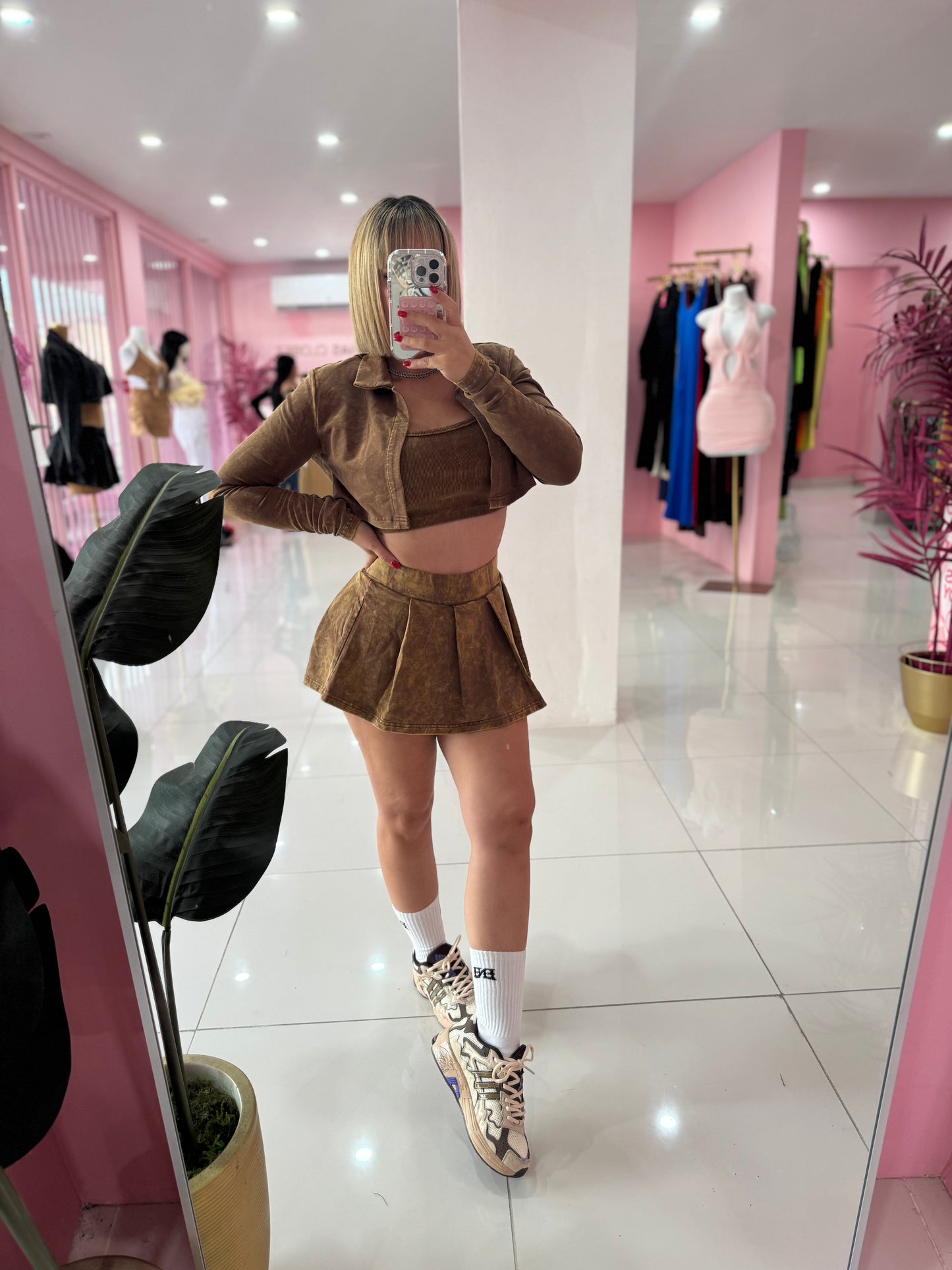 Marmol Skort Jacket Set (3 piezas)