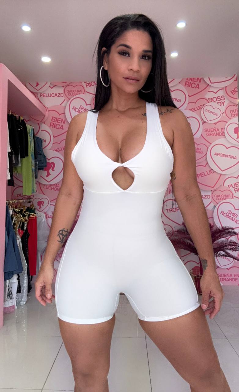 Sexy back romper sport