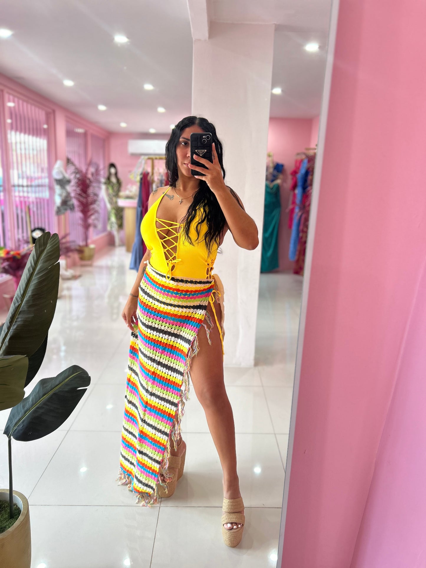 Crochet Colors Maxi Skirt