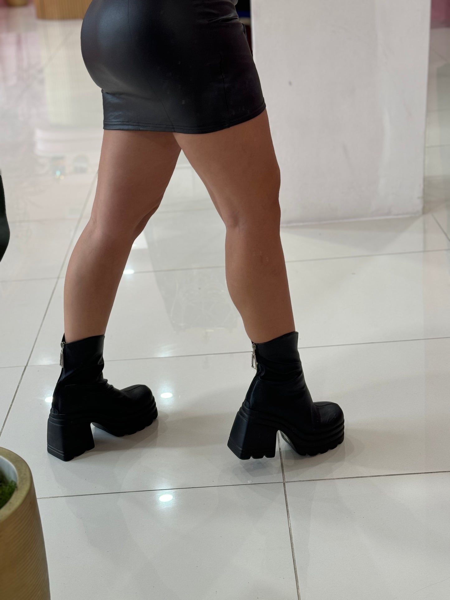 Leather Sock Plataforma