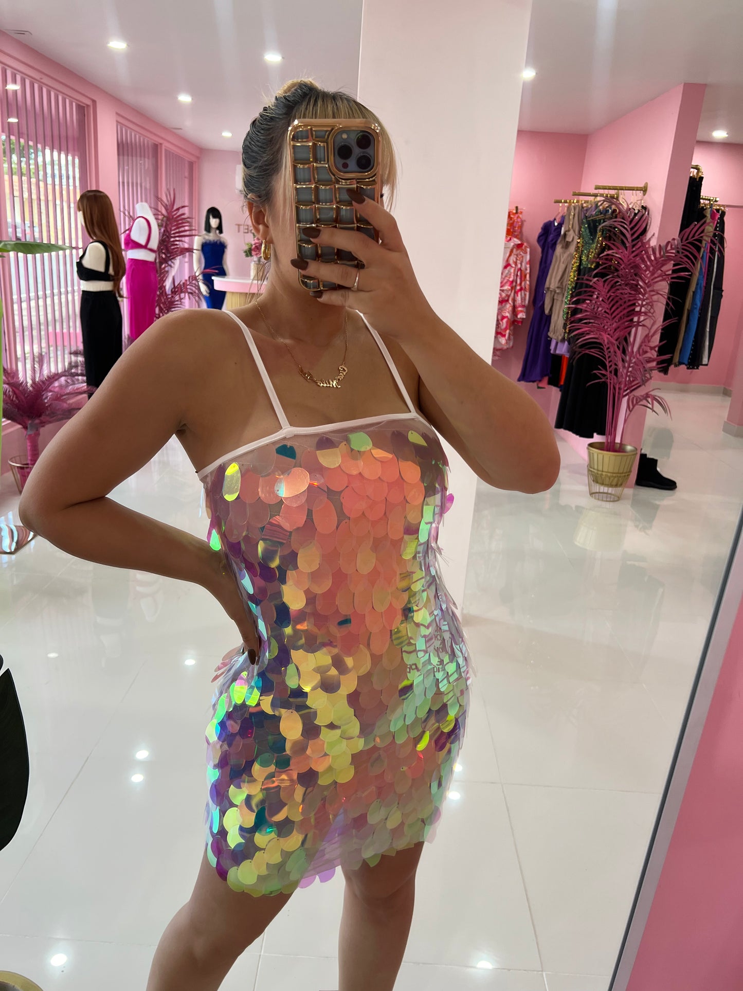 Sirena fiesta Dress (No estira)