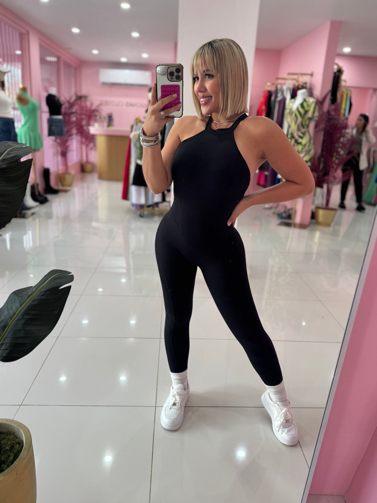 Skinny Neck Sport Jumpsuit