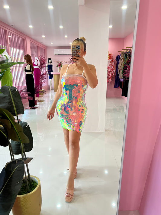 Sirena fiesta Dress (No estira)