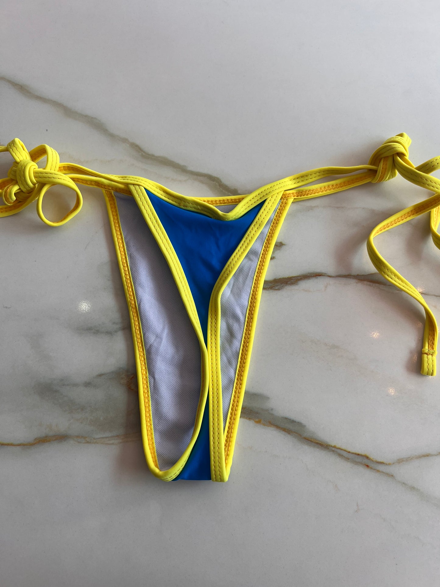 Gauchas blue bikini set