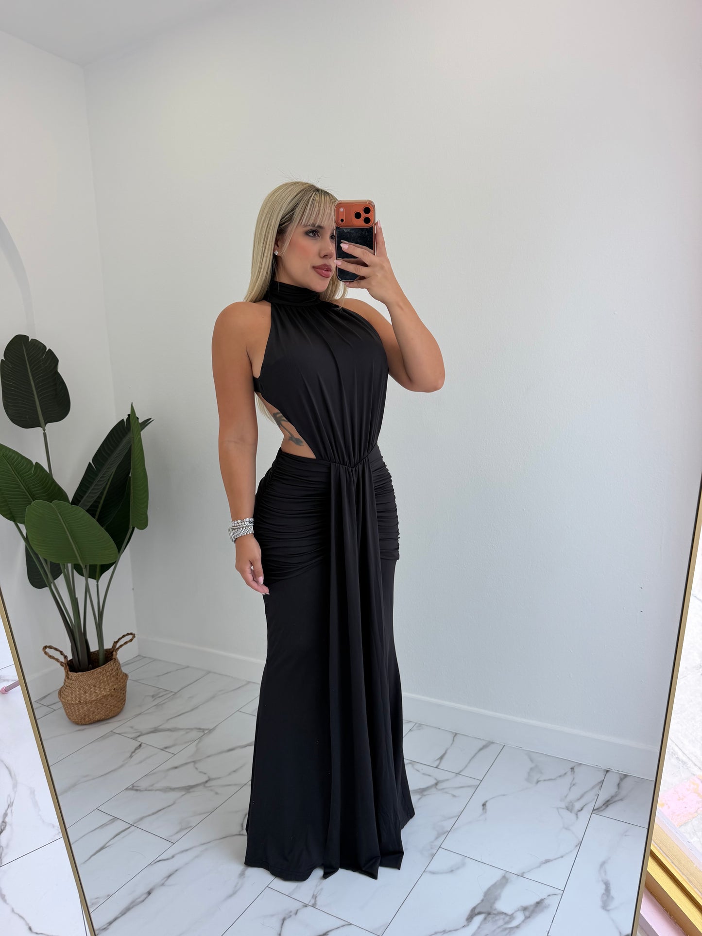 Turtle maxi dress