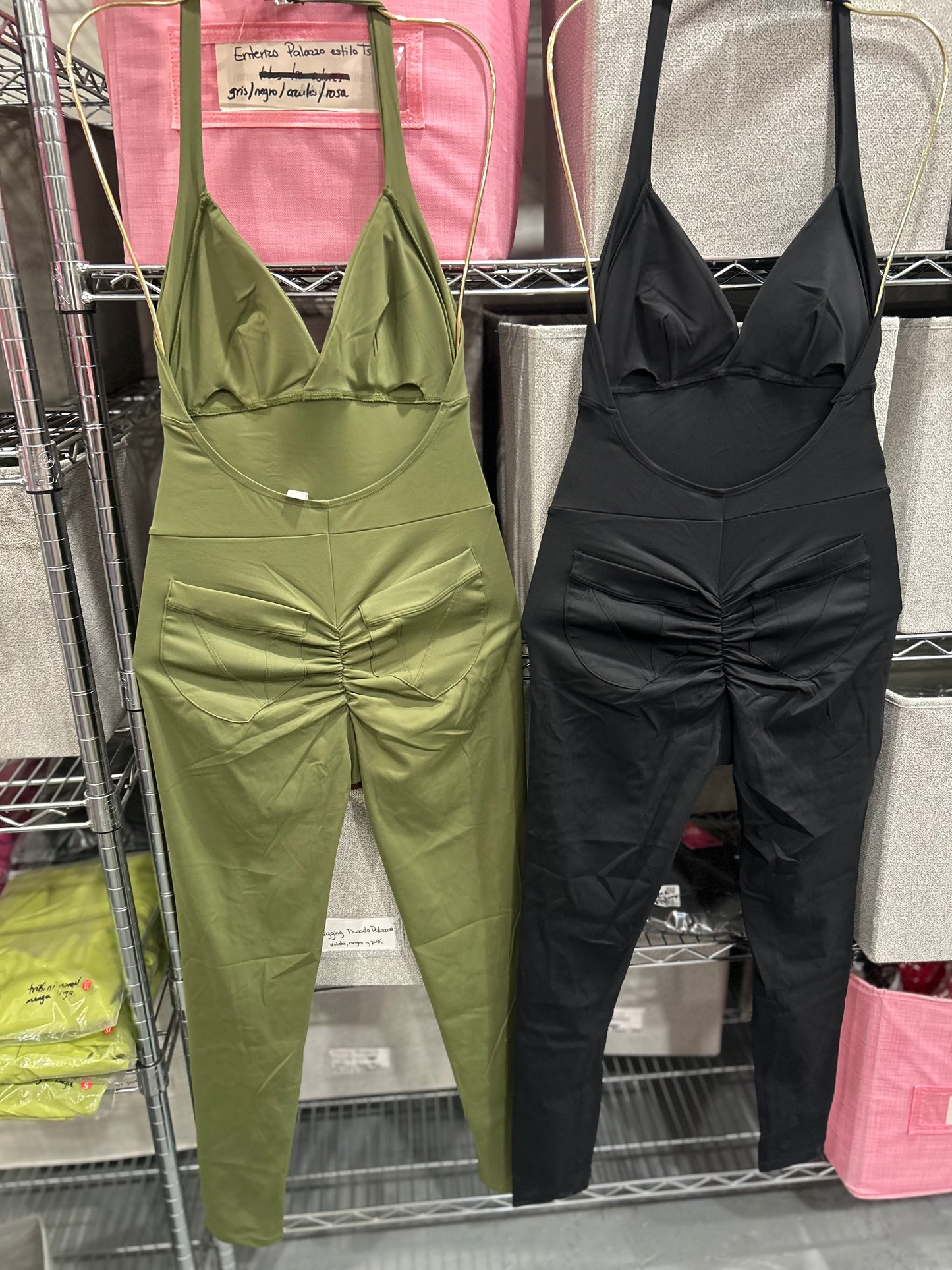 Jumpsuit Halter Bolsillos Sport