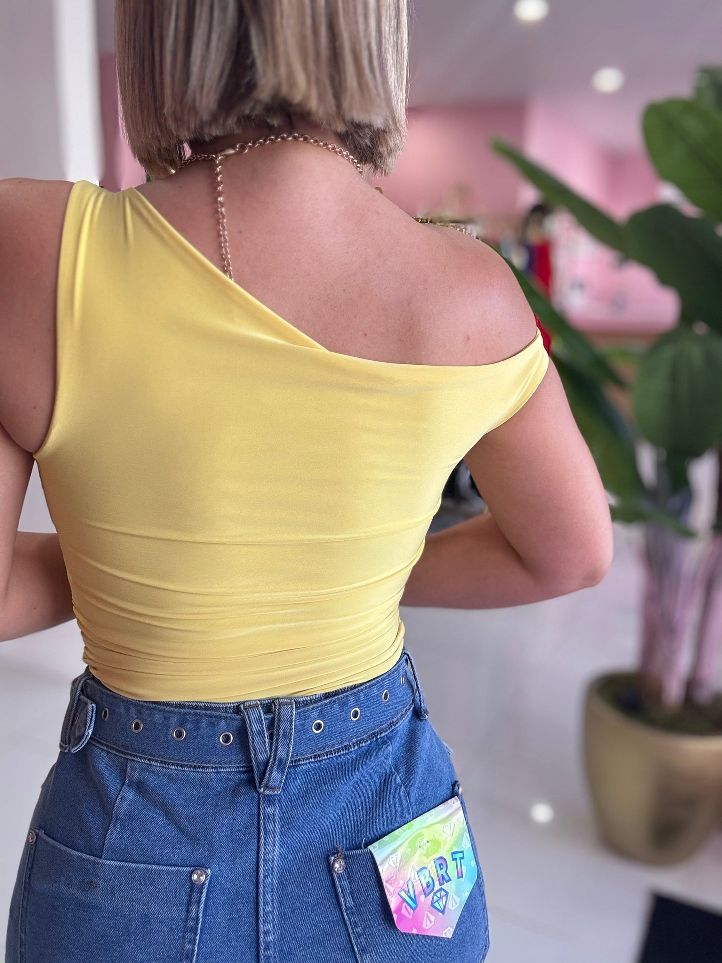 Yellow tank top