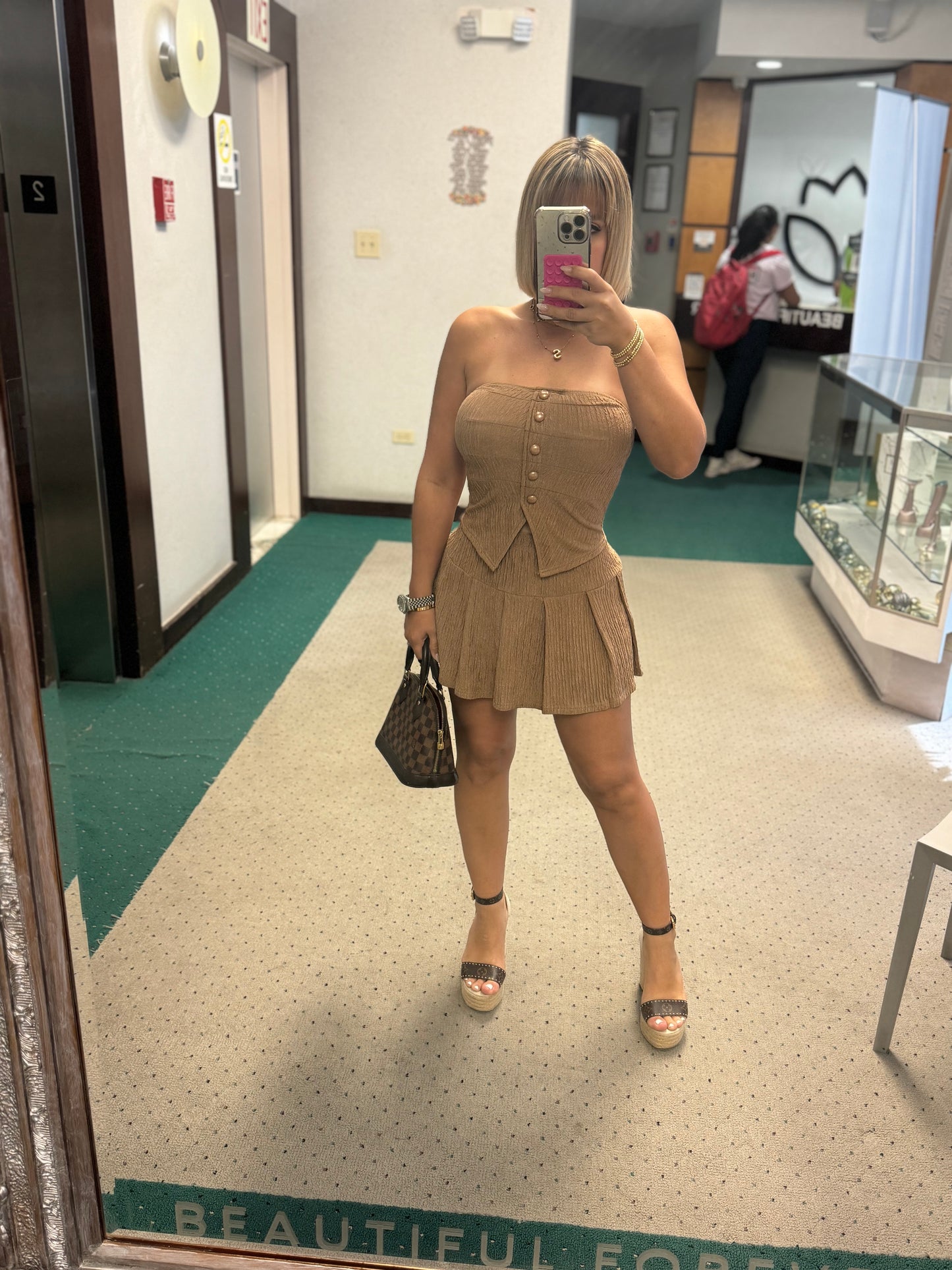 Vest Skirt Set