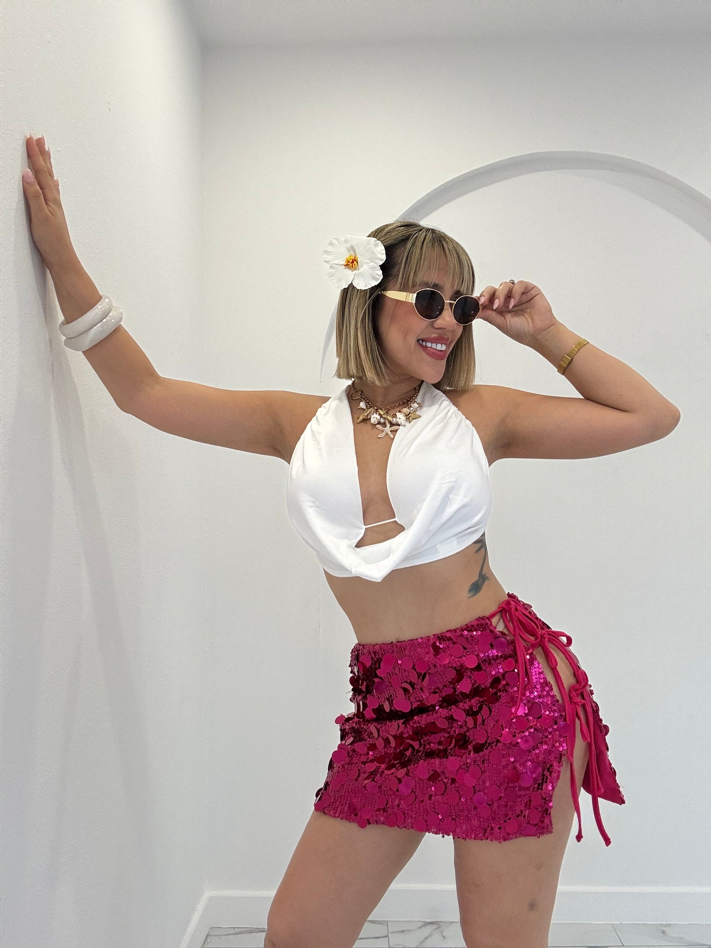 Amarradita Sequins Skirt